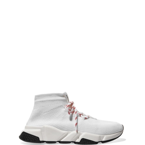 GIÀY BALENCIAGA WHITE LACE UP SPEED SNEAKERS