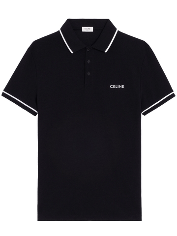 ÁO POLO CELINE CLASSIC LOGO BLACK CHUẨN 1:1 AUTHENTIC