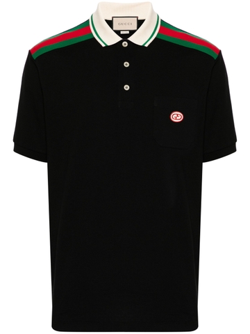 ÁO POLO GUCCI WITH WEB DETAILS CHUẨN 1:1 AUTHENTIC