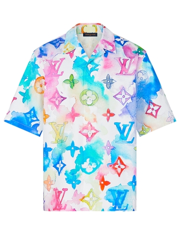 ÁO SƠ MI LOUIS VUITTON MULTICOLOR WATERCOLOR CHUẨN 1:1 AUTHENTIC