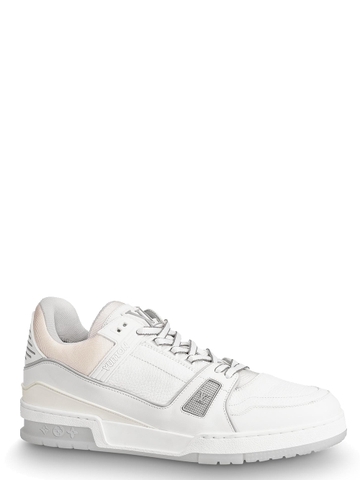 GIÀY LOUIS VUITTON WHITE LV TRAINER SNEAKER CHUẨN 1:1 AUTHENTIC