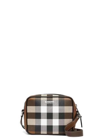 TÚI BURBERRY CHECK PATTERN DARK BIRCH BROWN CHUẨN 1:1 AUTHENTIC