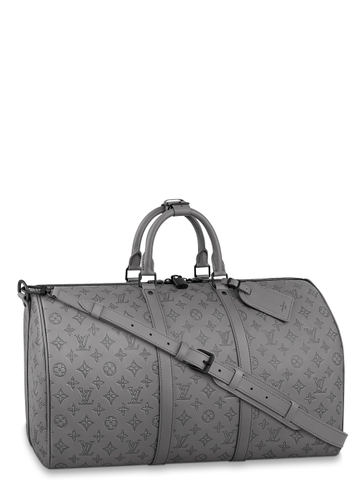 TÚI XÁCH LOUIS VUITTON KEEPALL BANDOULIÈRE 50 GRAY MONOGRAM CHUẨN 1:1 AUTHENTIC