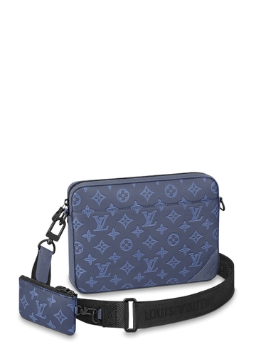 TÚI LOUIS VUITTON DUO MESSENGER SHADOW BLUE CHUẨN 1:1 AUTHENTIC