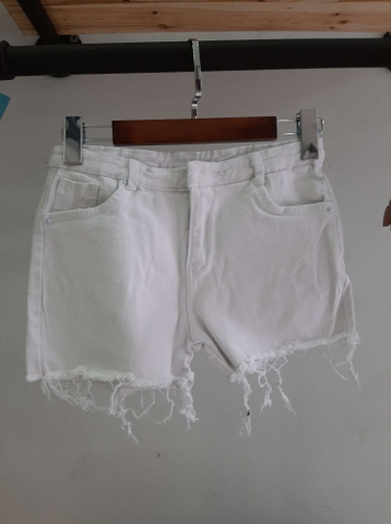 Quần kaki short tua trắng B5031