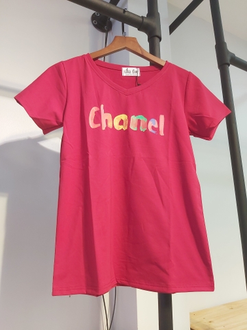 Áo thun nữ chanel đỏ A2014