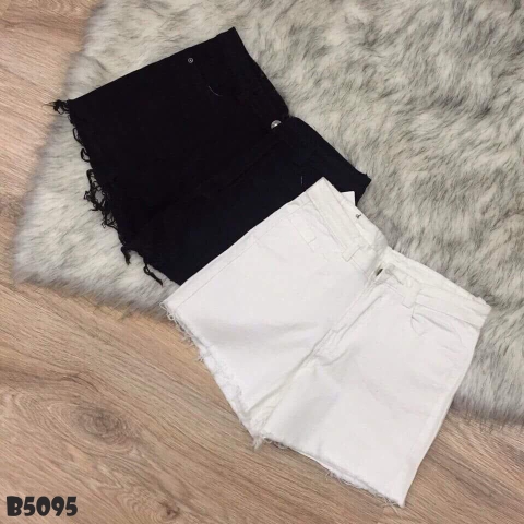Quần kaki short tua đen B5095
