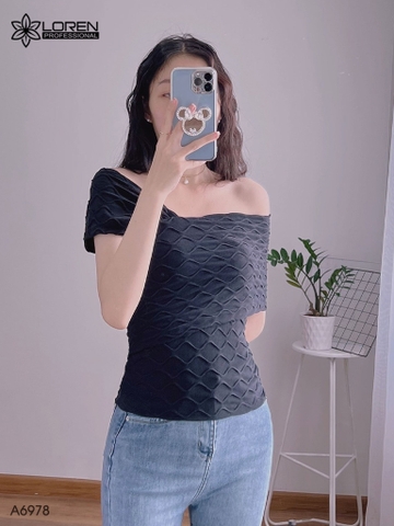 Áo thun nữ LOREN bẹt vai A6978