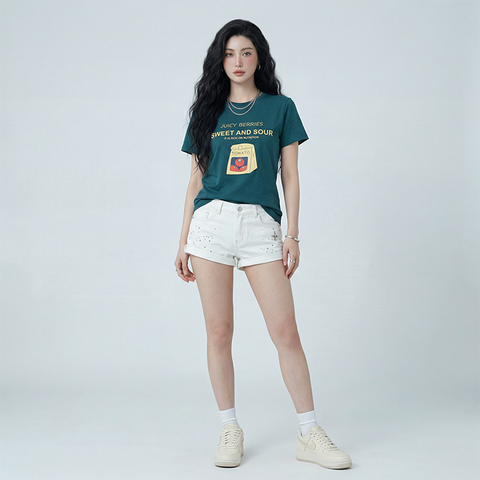 Áo thun nữ LOREN Regular Tomato A21091