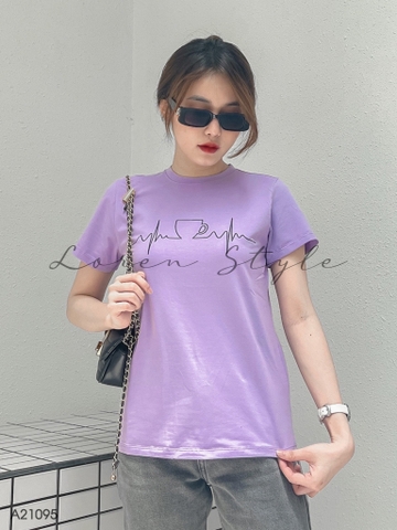 Áo thun nữ LOREN Regular nhịp tim A21095