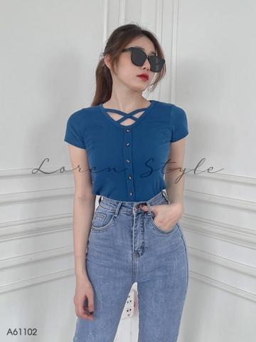 Áo kiểu nữ LOREN chéo ngực A61102