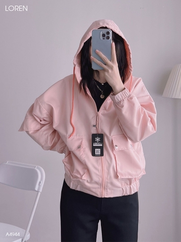 Áo khoác LOREN dù 2 túi hộp A4944