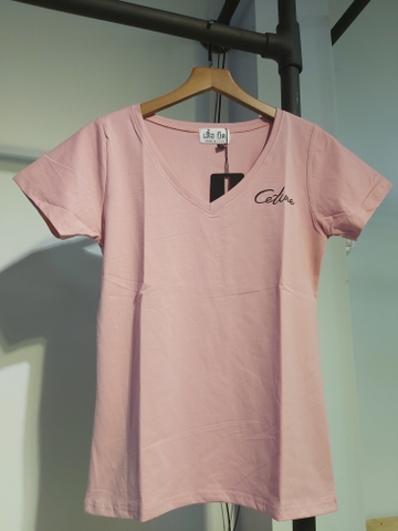 Áo thun nữ ceture hồng A2007