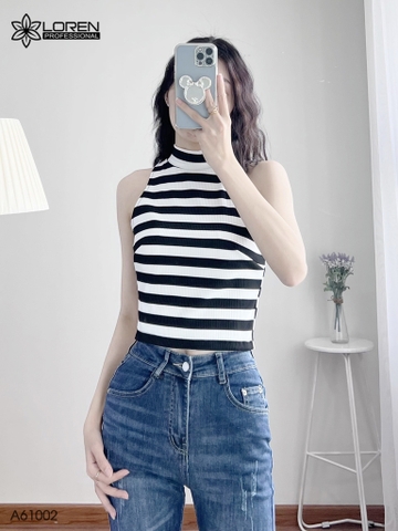 Áo nữ LOREN croptop sọc A61002