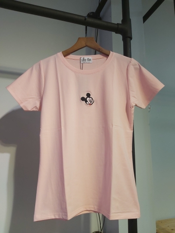 Áo thun nữ mickey hồng A2002