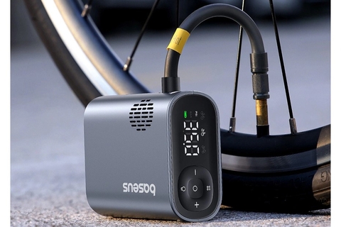 Bơm xe đạp điện Baseus PrimeTrip nhỏ gọn, mạnh mẽ, pin trâu