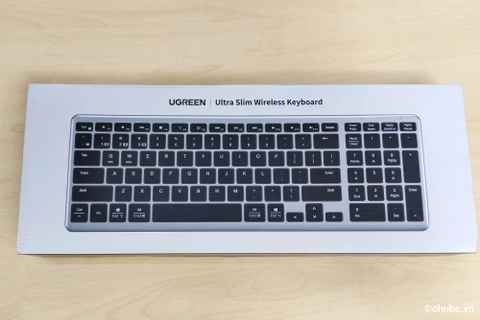 Bàn phím Ugreen KU005, 700 cành, kết nối 4 thiết bị, khung nhôm