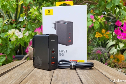 Giới thiệu bộ sạc nhanh 160W OS-Baseus GaN5 2C+U