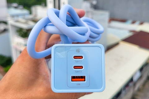 Khám Phá Củ sạc kiêm ổ cắm Baseus 3AC+1U+2C 40W