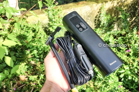Trên tay Bơm Lốp Ô Tô, Xe Máy 12V Baseus Super Mini