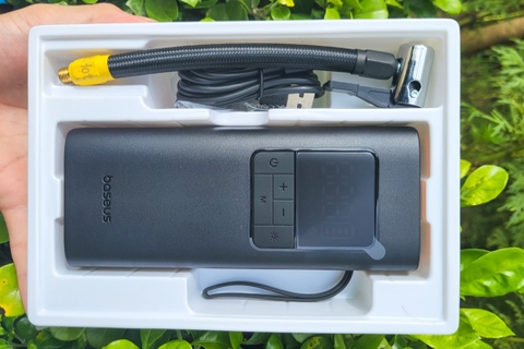 Trên tay Bơm Lốp Baseus SuperMini Pro Nhỏ Gọn, Mạnh Mẽ