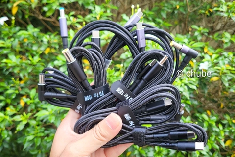 Dây Sạc Laptop USB-C sang DC: Giải Pháp Thay Sạc Zin Gọn Nhẹ