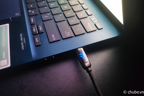 Review Cáp sạc nhanh 100W, màn hình LED Baseus Display