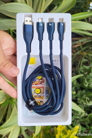 Giới thiệu cáp sạc đa năng 6 trong 1 Baseus Flash Series II