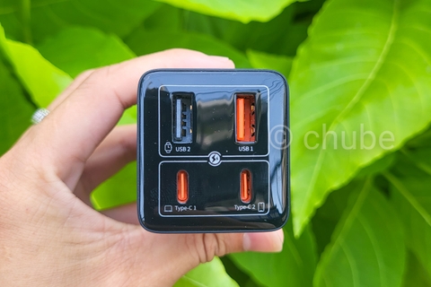 Trên tay Combo Sạc Nhanh 100W Baseus GaN6 Pro