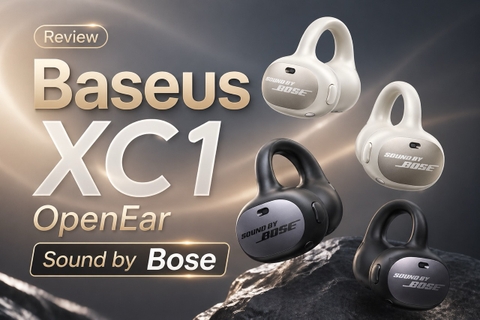 Đánh giá Tai nghe Open-Ear Baseus XC1 Sound by Bose