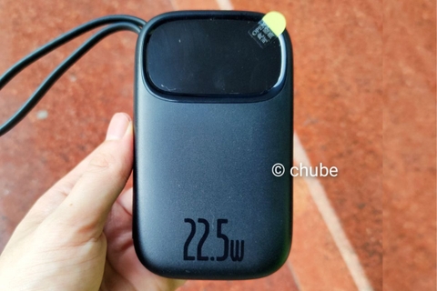 Đánh giá sạc dự phòng Baseus kèm cáp Qpow3