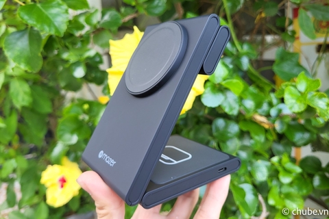 Đánh Giá Chi Tiết Đế Sạc Không Dây Mazer 3-in-1 gấp gọn