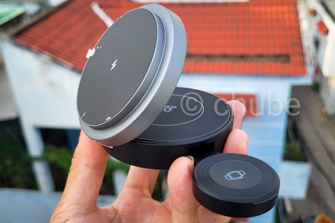 Trên tay Sạc không dây iPhone, iWatch, AirPods USAMS CD234