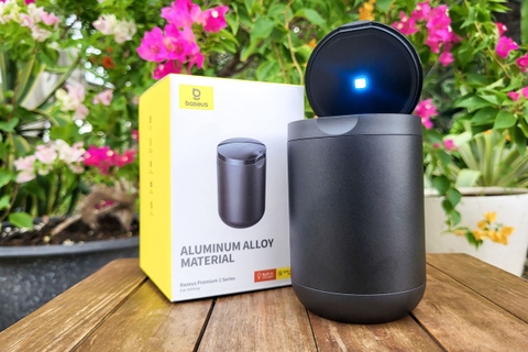 Review Gạt Tàn Thuốc Ô Tô Baseus Mini Chống Mùi