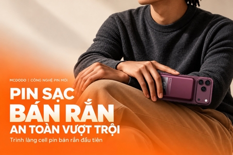 Mcdodo Trình Làng Pin Sạc Dự Phòng Bán Rắn Đầu Tiên Cực An Toàn