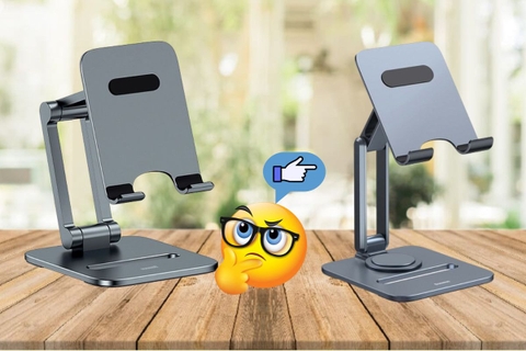 Quá cứng, làm vũ khí cũng ra gì đấy ae! Check giá đỡ điện thoại máy tính bảng Baseus Biaxial