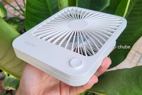 Giải Phóng Bàn Làm Việc Quạt Mini Siêu Mỏng JISULIFE FA26A