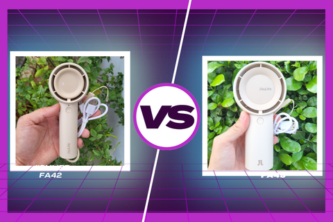 So Sánh Quạt Cầm Tay Jisulife: Chọn FA43 Pin Khủng Hay FA42 Gọn Nhẹ?