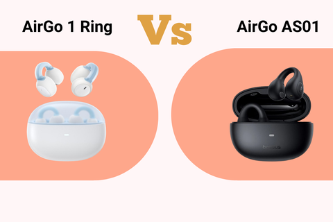So sánh tai nghe Baseus AirGo AS01 & AirGo 1 Ring