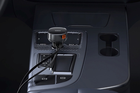 Tẩu Sạc Baseus Dây Rút: Sạc Nhanh Cho Mọi Thiết Bị Trên Xe