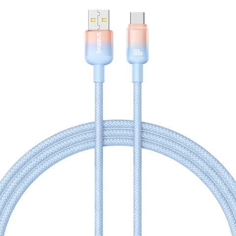 Cáp Sạc Nhanh USB to Type-C Baseus Discolor Series 100W