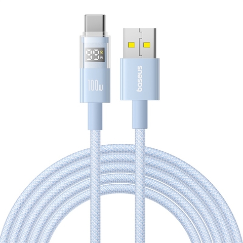 Cáp Sạc Nhanh USB to Type-C Baseus Display 2 100W