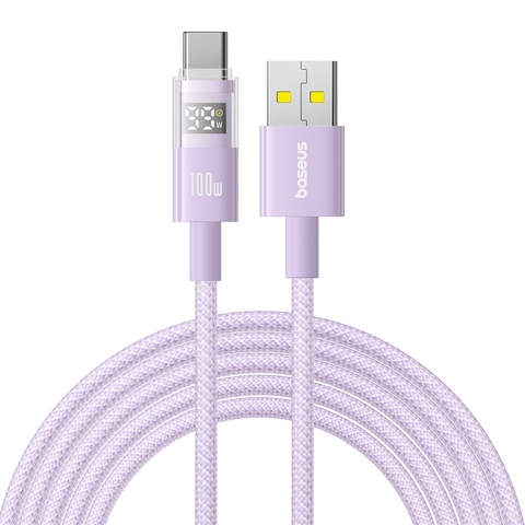 Cáp Sạc Nhanh USB to Type-C Baseus Display 2 100W