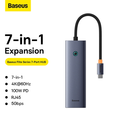 Hub chuyển đổi USB 4 in 1 Baseus Flite Series