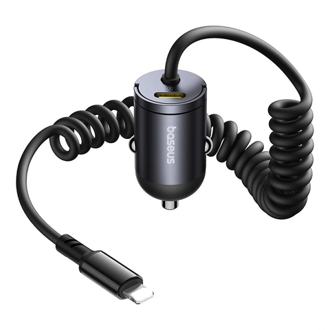 Tẩu sạc ô tô 30W Baseus Tiny Star Mini cáp C+C/L