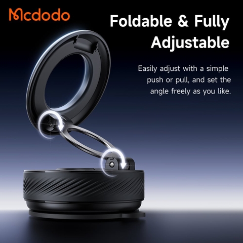 Đế sạc từ tính Mcdodo CH-861 Spin Craft Pro 360° hút chân không