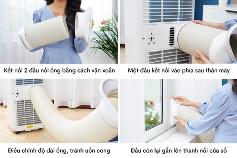 Máy điều hòa di động thông minh Fujihome PAC09