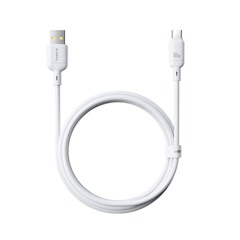 Cáp Sạc Nhanh Baseus Silky Series USB to Type-C 100W (480Mbps)