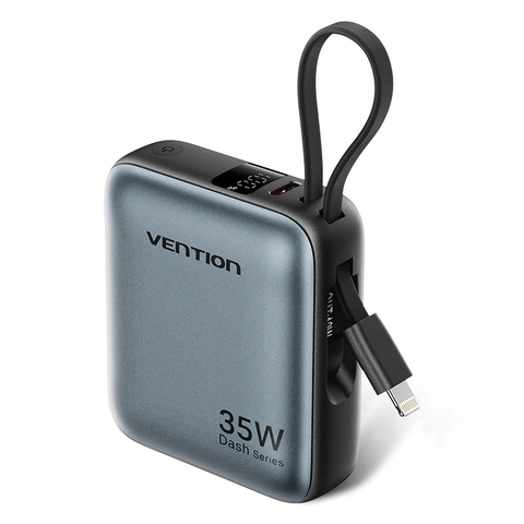 Pin sạc dự phòng Vention Dash FHF 10000mAh 35W kèm cáp C/L