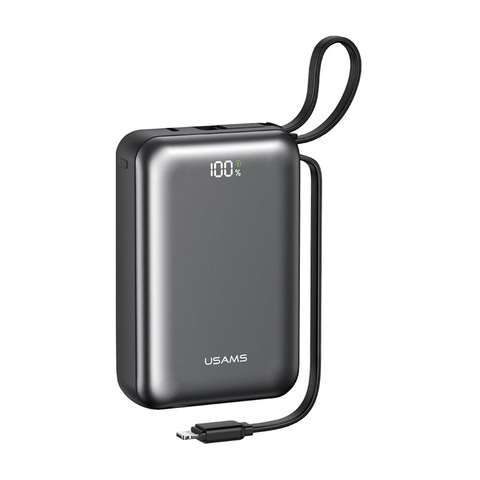 Pin Dự Phòng Kèm Cáp C + L USAMS CD279 PB98 20000mAh 22.5W CCC